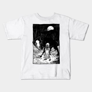 Little Dead Riding Hood Kids T-Shirt